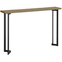 Mesa de Consola Mesa de Entrada Recibidor Estructura y Patas de Metal, Estilo Industrial 120 x 75 x 20 cm FSB50-PF SoBuy ES
