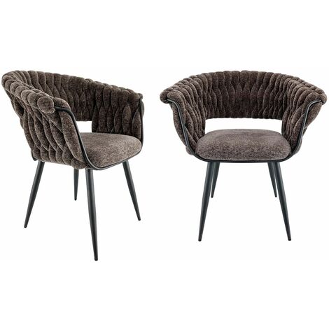 Pouf a scomparto rotonda in velluto AKORD GOLDEN colore Grigio | Leroy Merlin