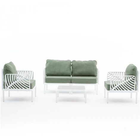 VidaXL Set Divani da Giardino con Cuscini 7pz Nero Polyrattan | Leroy Merlin