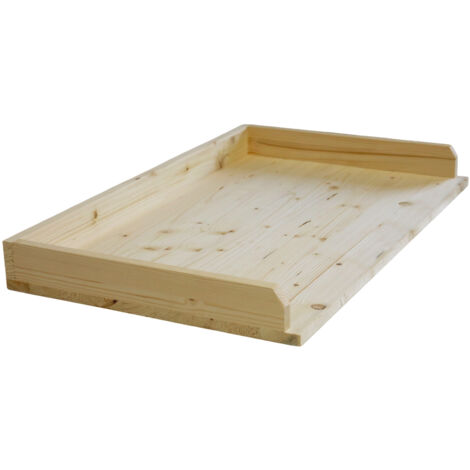 Spianatoia in Legno di Betulla Naturale con Bordi Asse per Pasta Impastare e Stendere, Tagliere, Spessore 9mm, Con Gradino per Tavolo da Lavoro Realizzata in Italia ASSE CHIUSA 85X48 cm