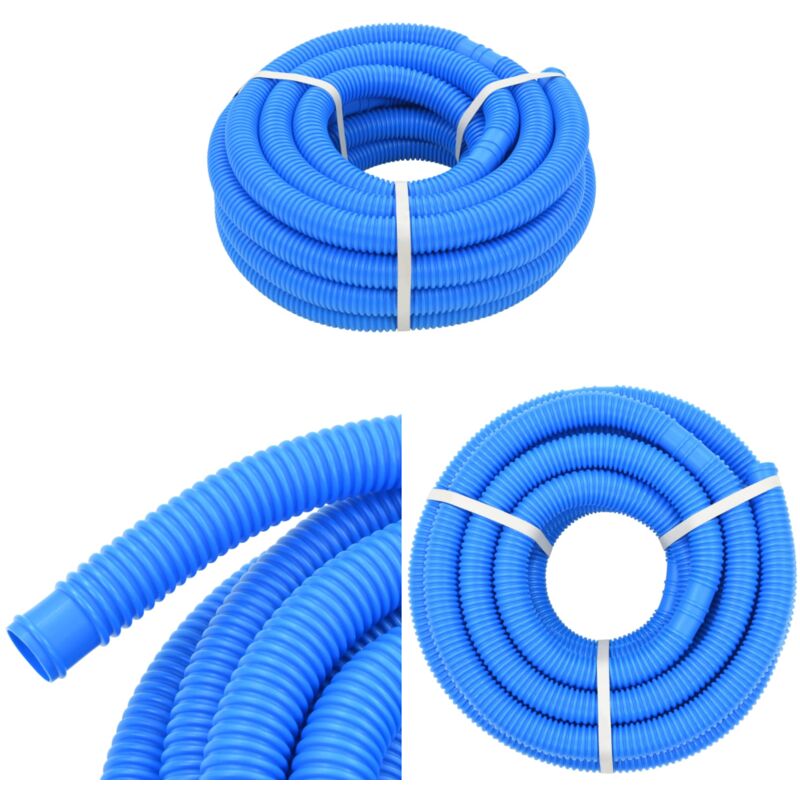 Tuyau Solaire Piscine Wiltec 30m - Ø32mm Bleu - Chauffage Solaire Et Filtration - Résistant UV