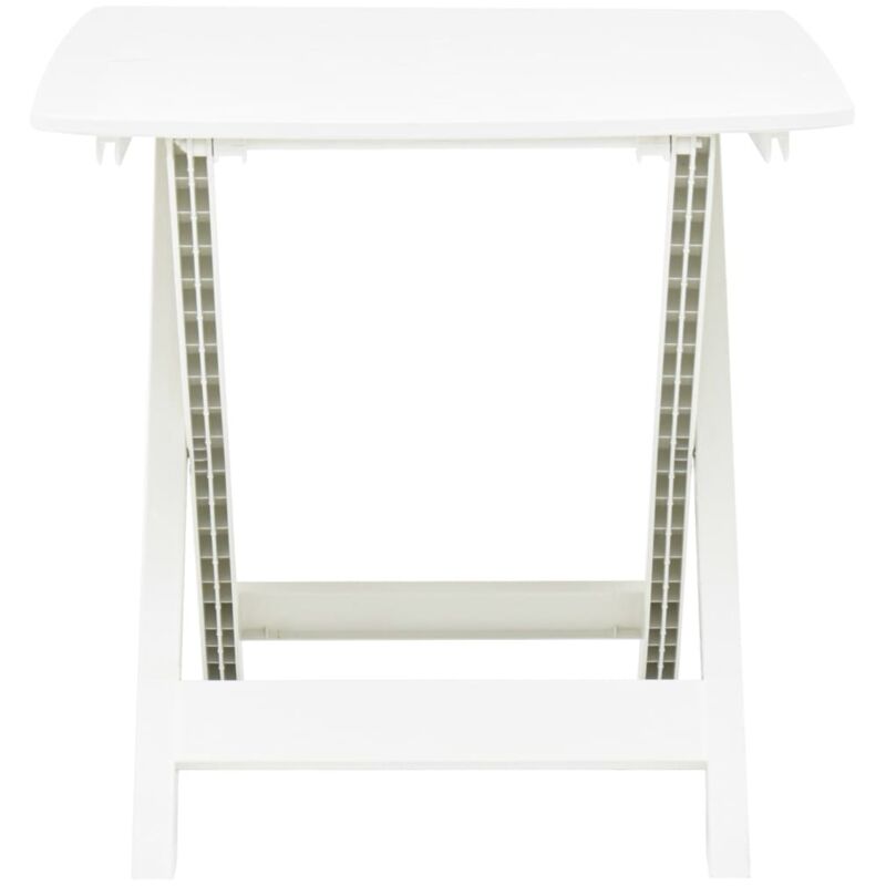 Table De Jardin - Table Extérieure - Table De Patio Blanc 53x53x53 Cm Aluminium Coule Ju13727 672b3ac275fc67dc447e5e4d
