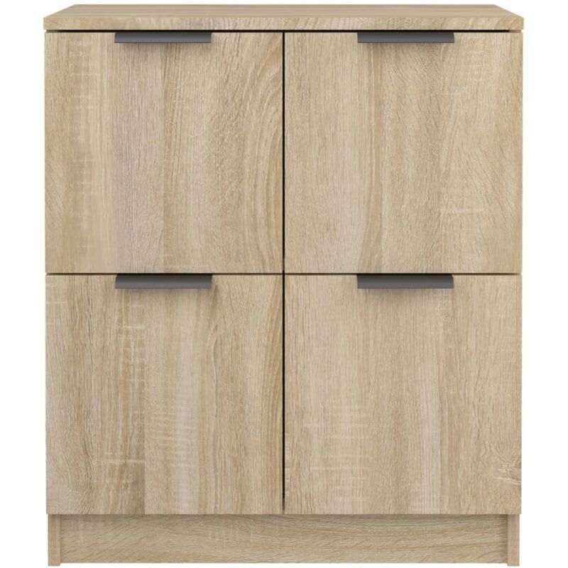 Buffet Chêne sonoma 69,5x34x90 cm Bois d'ingénierie - Buffet - Commode - Meuble De Rangement - Meuble Salon - Mobilier