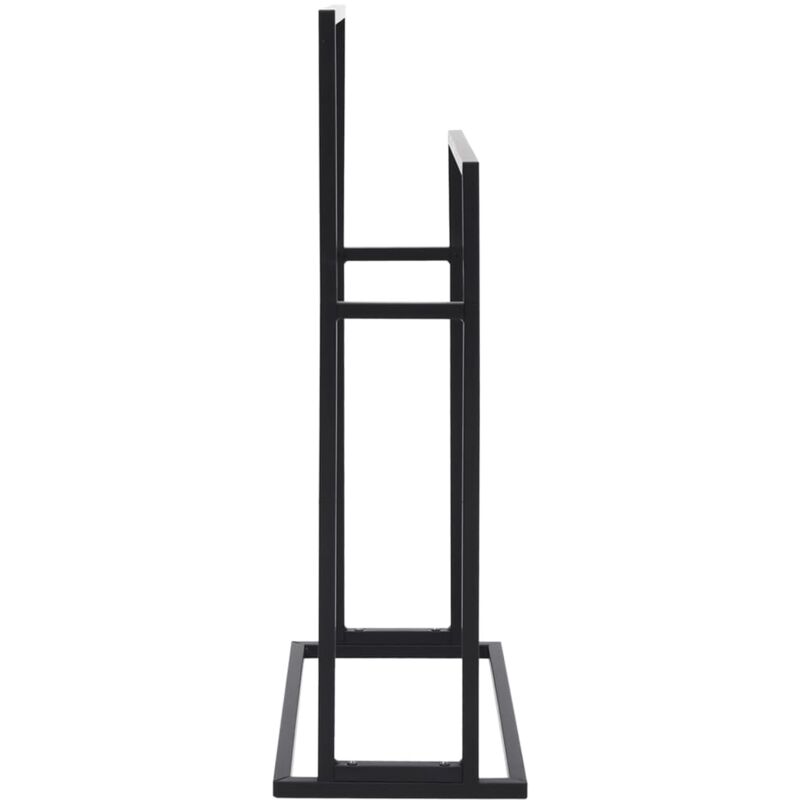 Winter Shore Porte Serviette Table Plat en Métal Noir - Distributeur