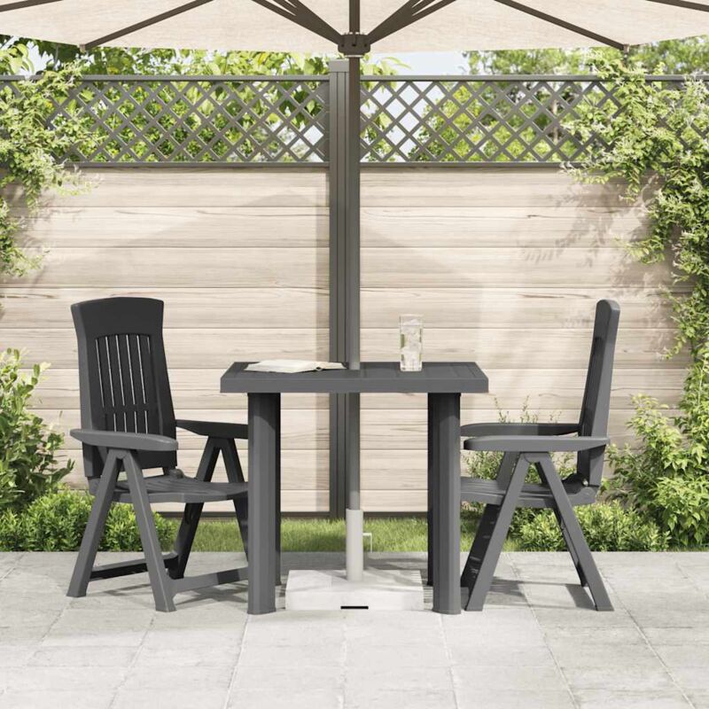 Table De Balcon Pliable Suspendue Rouge 60x40cm - Table Basse Extérieure Pour Terrasse Et Patio
