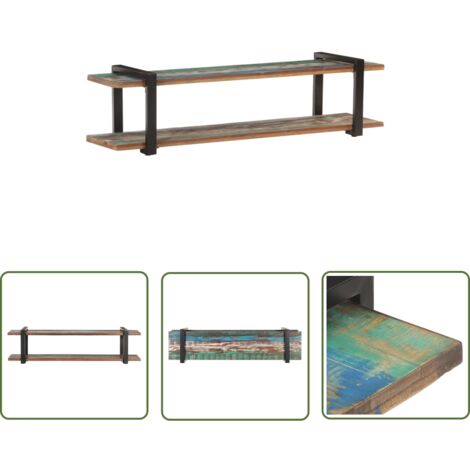 Meuble de salon - vidaXL Meuble TV 160x40x40 cm Bois de récupération massif - Table basse (1/5)