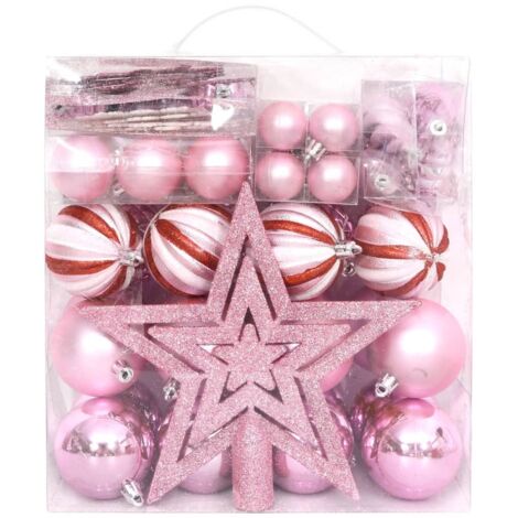 40 Boules De Noël Bleu Et Blanc - Décorations Sapin élégantes En Plastique Durable (lot 40 Pièces) - 6