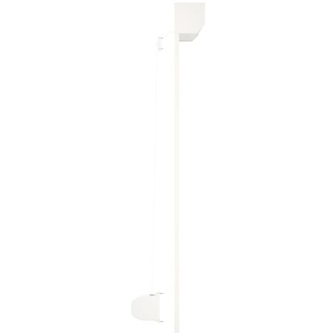 Volet roulant aluminium 160x150 cm blanc - The Living Store