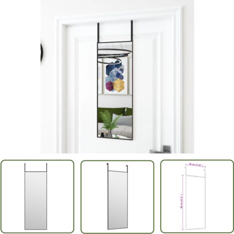 Miroir Décoratif Fleurs Aquarelle Avec Cadre En Verre - Plusieurs Tailles, Fixation Murale, Neuf