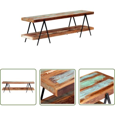 Buffet - TMISHION - Bois de récupération solide - Vintage - Porte(s