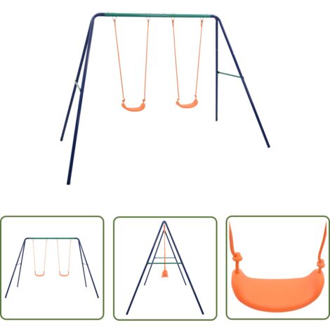 Play Up Gym Set Aire de Jeux Enfant avec Toboggan & Balançoire Aire de... pas cher
