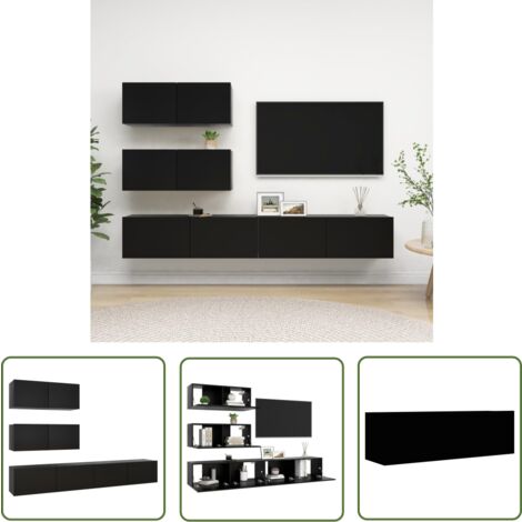 The Living Store Ensemble de meuble TV 6 pcs Chêne sonoma Bois d