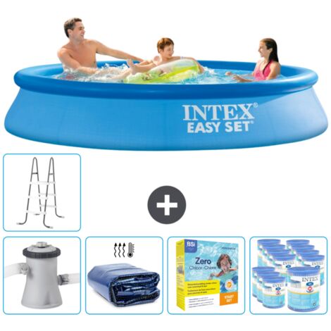 Intex Piscine Easy Set Ronde - 305x61 cm - 6-pièces SCB27 (1/5)