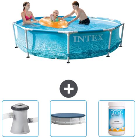 Piscine Intex Cadre Rond - 305 x 76 cm - Inclus Accessoire CB75 (1/4)