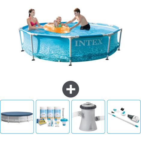 Piscine Intex Cadre Rond - 305 x 76 cm - Inclus Accessoire CB5 (1/5)