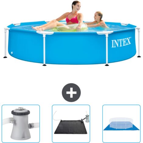 Piscine Intex Cadre Rond - 244 x 51 cm - Bleue - Incluse Accessoire CB79 (1/4)