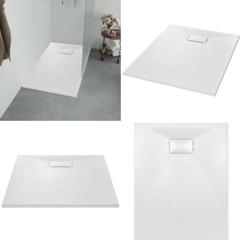 Bac de douche SMC Blanc 100 x 80 cm - bac de douche -  bacs de douche - Home & Living