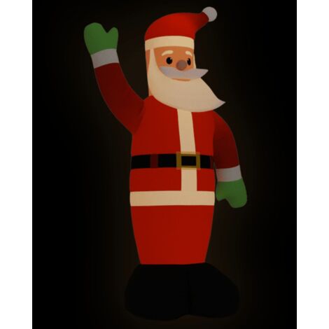 Père Noël gonflable avec LED 1000 cm - Père Noël gonflable -  décoration de Noël - Home & Living
