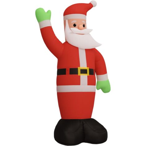 Père Noël gonflable avec LED 1000 cm - Père Noël gonflable -  décoration de Noël - Home & Living