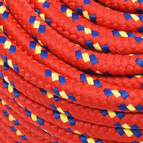 Corde de bateau Rouge 2 mm 50 m Polypropylène vidaXL | Leroy Merlin