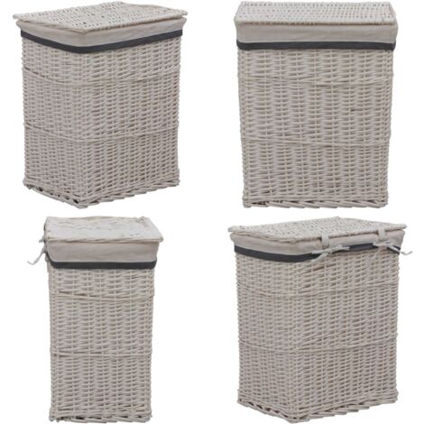 Zeller 14266 Panier à Linge Felt Anthracite 35 x 30 x 55 cm