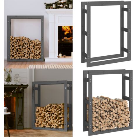 Support à Bois PHI VILLA Robuste - Intérieur/Extérieur - Acier - 250 Lb