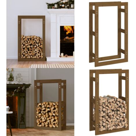 Support Bois De Chauffage Extérieur 120CM Avec Housse Et Sac Transport - Carré Robuste Pour Cheminée & Foyer (4FT)