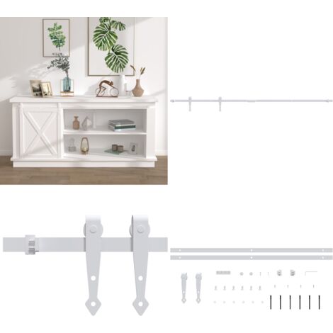 Kit Mini De Porte D Armoire Coulissante Acier Au Carbone Cm Kit