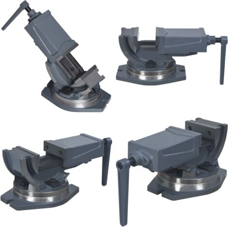 Étau inclinable à 2 axes 100 mm - étau -  'étaux - Home & Living