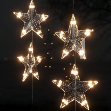 Guirlande lumineuse à étoiles LED 500LED Blanc chaud 8fonctions - guirlande lumineuse -  guirlandes lumineuses - Home & Living