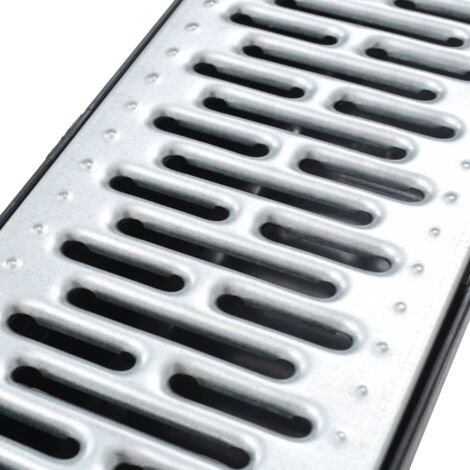 Caniveaux de drainage 6 pcs Acier galvanisé 6 m - caniveau de drainage -  caniveaux de drainage - Home & Living
