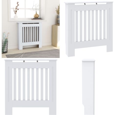 Cache-radiateur MDF Blanc 78 cm - cache-radiateur - cache-radiateurs ...