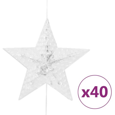 Guirlande lumineuse à étoiles LED 200LED Blanc chaud 8fonctions - Rideau Lumineux - Guirlande Lumineuse - Lumières D'étoile - Décoration Noel - Décoration Intérieure - Home & Living