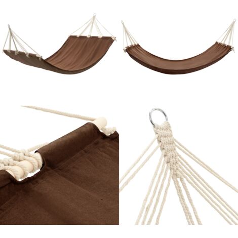 Hamac ZOLLNER 210x150 Cm – Tissu Coton/polyester – Capacité 200 Kg – Avec Sac De Transport - 10