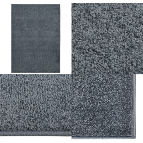 Tapis à poils courts 120x170 cm Anthracite - Tapis Design - Tapis Moderne - Tapis Salon - Tapis Chambre - Tapis Anthracite - Home & Living