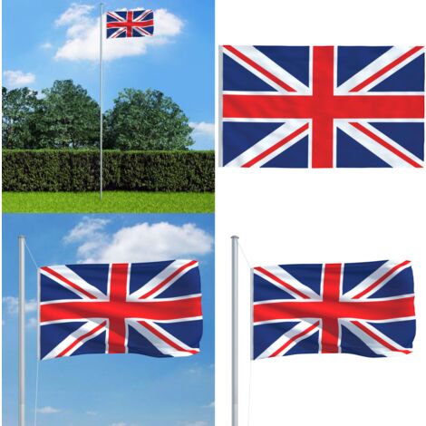 Drapeau Royaume-Uni Vintage AZ FLAG, 150x90 Cm, Polyester 100D, œillets Laiton
