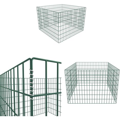 Lot De 2 Bacs à Compost Extérieurs Enterrés - Composteur Cylindrique Avec Couvercle Pour Déchets De Cuisine Et Jardin - 2