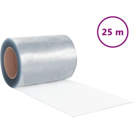Bandes PVC Transparentes En Rouleau 3x300mm 25m - Rideau à Lamelles Industriel Et Protection