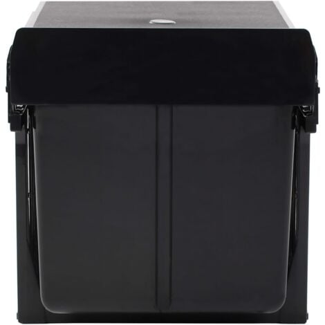 Poubelle amovible de cuisine fermeture en douceur 48 L - poubelle extractible -  poubelles extractibles - Home & Living
