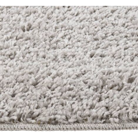 Tapis shaggy antidérapant Gris clair 80x150 cm - Tapis Shag - Tapis Moelleux - Tapis Gris - Tapis Salon - Tapis Chambre - Home & Living