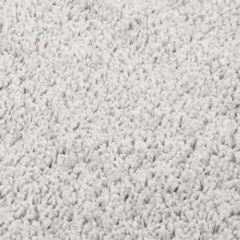 Tapis shaggy antidérapant Gris clair 80x150 cm - Tapis Shag - Tapis Moelleux - Tapis Gris - Tapis Salon - Tapis Chambre - Home & Living