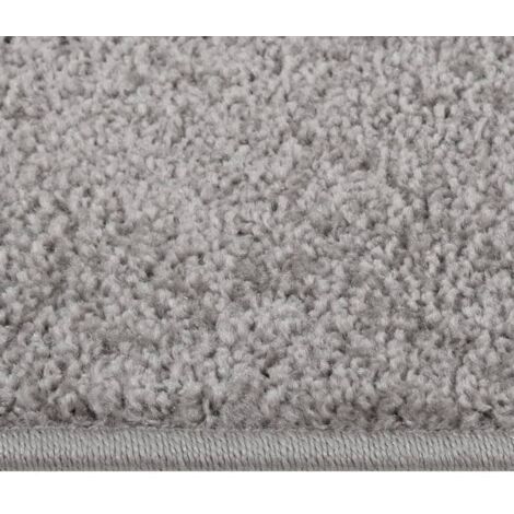 Tapis à poils courts 140x200 cm Gris - Tapis Design - Tapis Salon - Tapis Moderne - Tapis Gris - Tapis Polypropylène - Home & Living