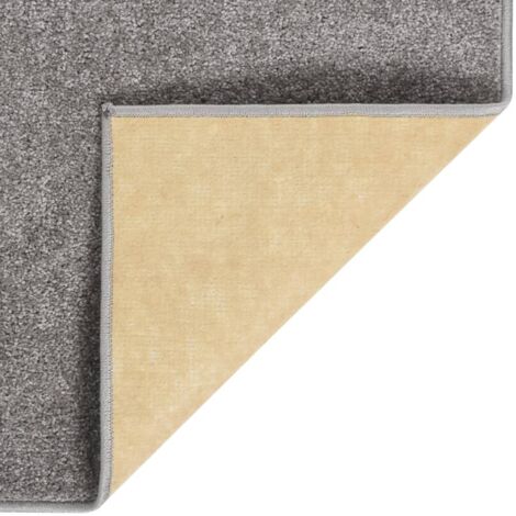 Tapis à poils courts 140x200 cm Gris - Tapis Design - Tapis Salon - Tapis Moderne - Tapis Gris - Tapis Polypropylène - Home & Living