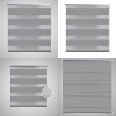 Lot De 2 Panneaux De Store Minerva Double Voile Changeant - 150x300 Cm - Neufs