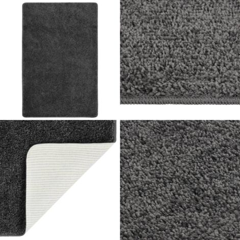 Tapis shaggy antidérapant Gris 200x290 cm - Tapis Shaggys - Tapis Épais - Tapis Gris - Tapis Salon - Tapis Chambre - Home & Living