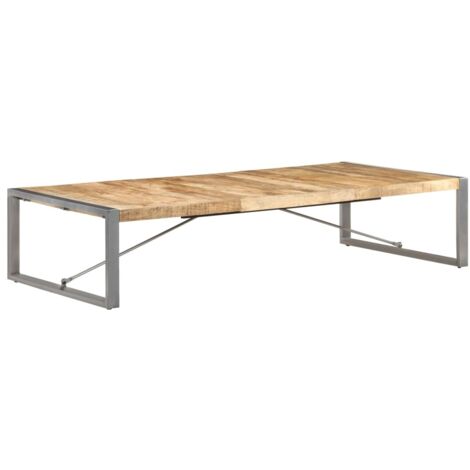 Table basse 180x90x40 cm Bois de manguier brut - Table Basse ...