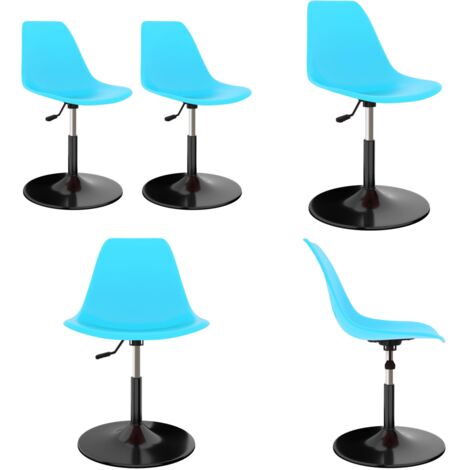 Lot De 2 Chaises à Manger Pivotantes VidaXL - Similicuir Noir - Neuf Dans Emballage D'origine