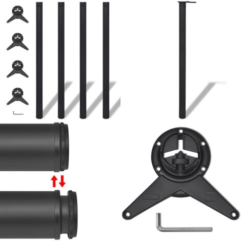 PIEDS DE TABLE Réglables Au Niveau L'armoire Support Meuble EUR 10,99