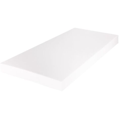 Matelas avec housse lavable 200x80x17 cm - Matelas Confort - Matelas Mousse - Matelas Double - Matelas Blanc - Literie - Home & Living