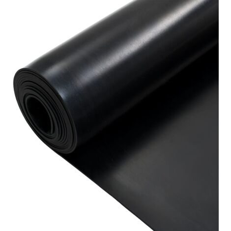 Tapis en caoutchouc antidérapant 1,2x5 m 3 mm Lisse - Tapis De Sol - Tapis Caoutchouc - Tapis Antidérapant - Protection Sol - Revêtement De Sol - Home & Living